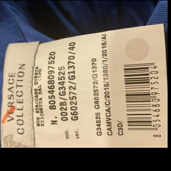 Gianni Versace Collection Blue Halter Dress - Picture 15 of 16